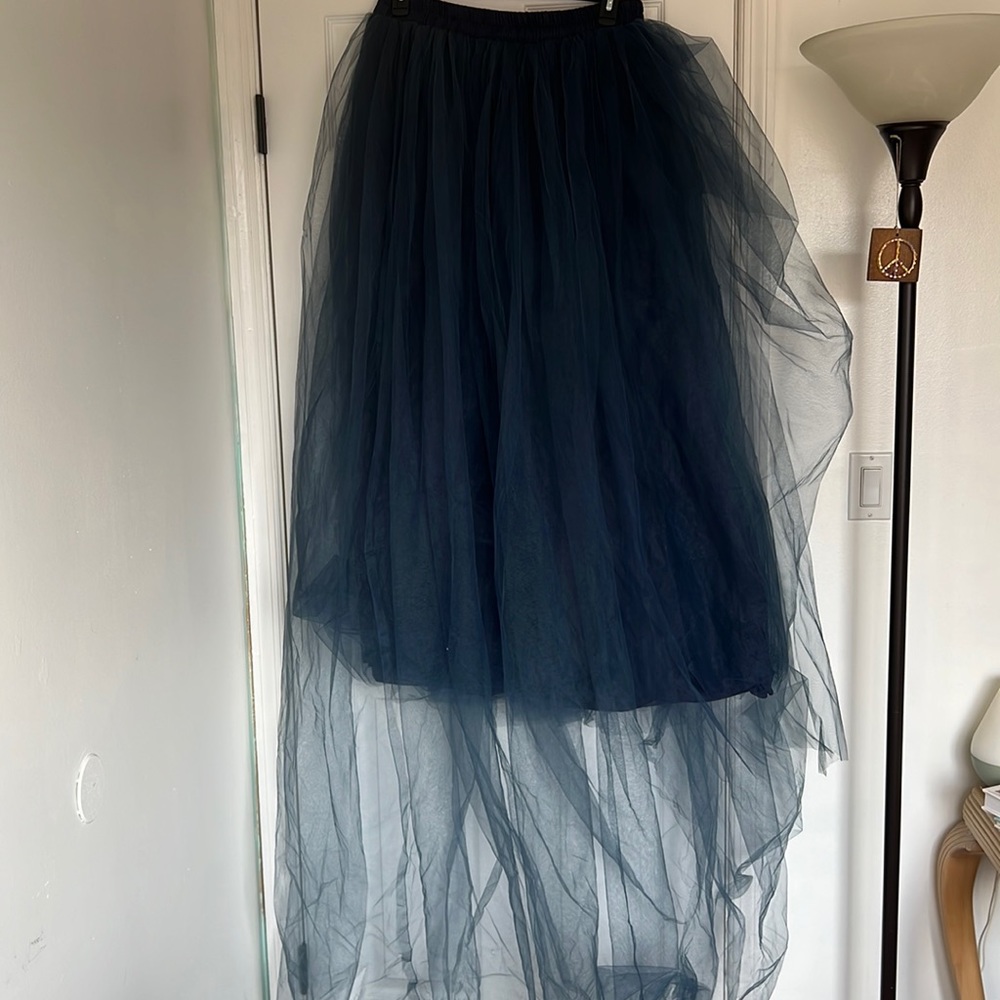 Tulle skirt - navy blue